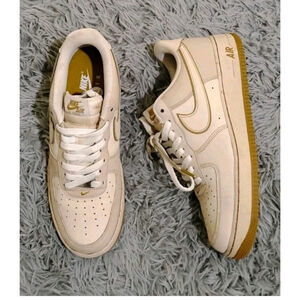 Nike Air Force 1 ’07 Men’s Size 10 “White Bronzine” Sneakers DV0788‑104
